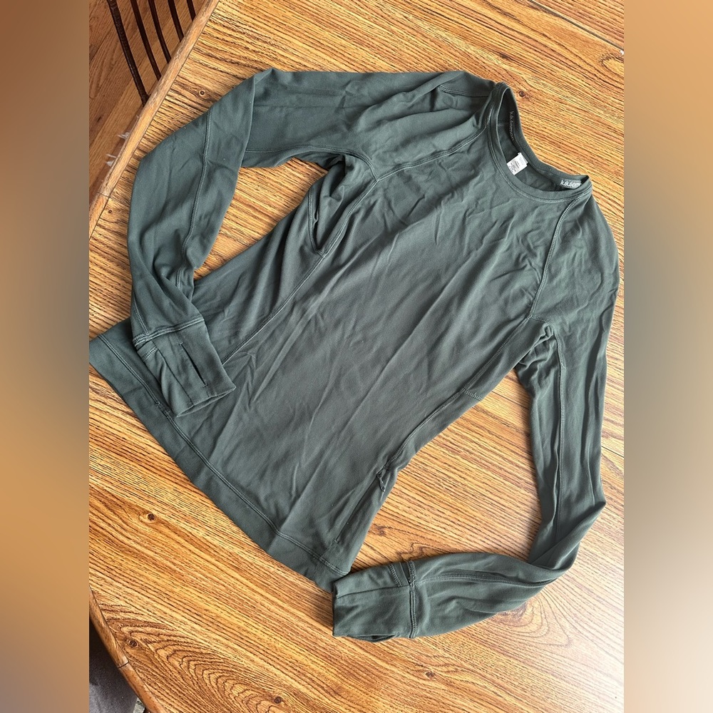 Lululemon it’s Rulu Run Smoked Spruce Long Sleeve - Picture 4 of 7